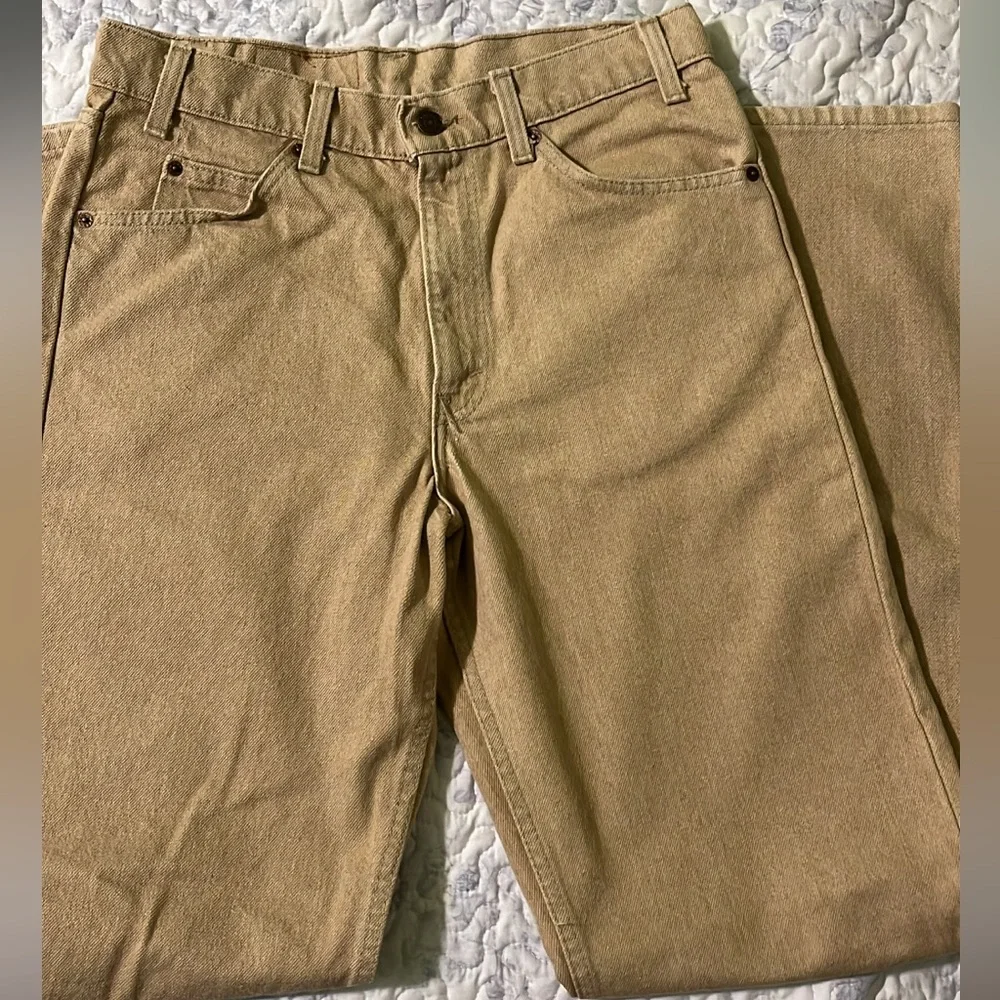 Levi's Relaxed Fit Tan Jeans